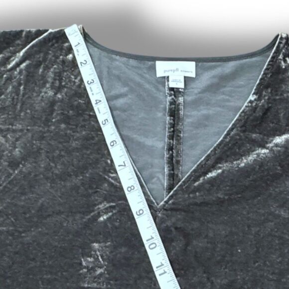 J.Jill Elements Pure Jill Elements Crushed Velvet Whimsigoth Boxy Y2K Women’s L - Picture 7 of 10